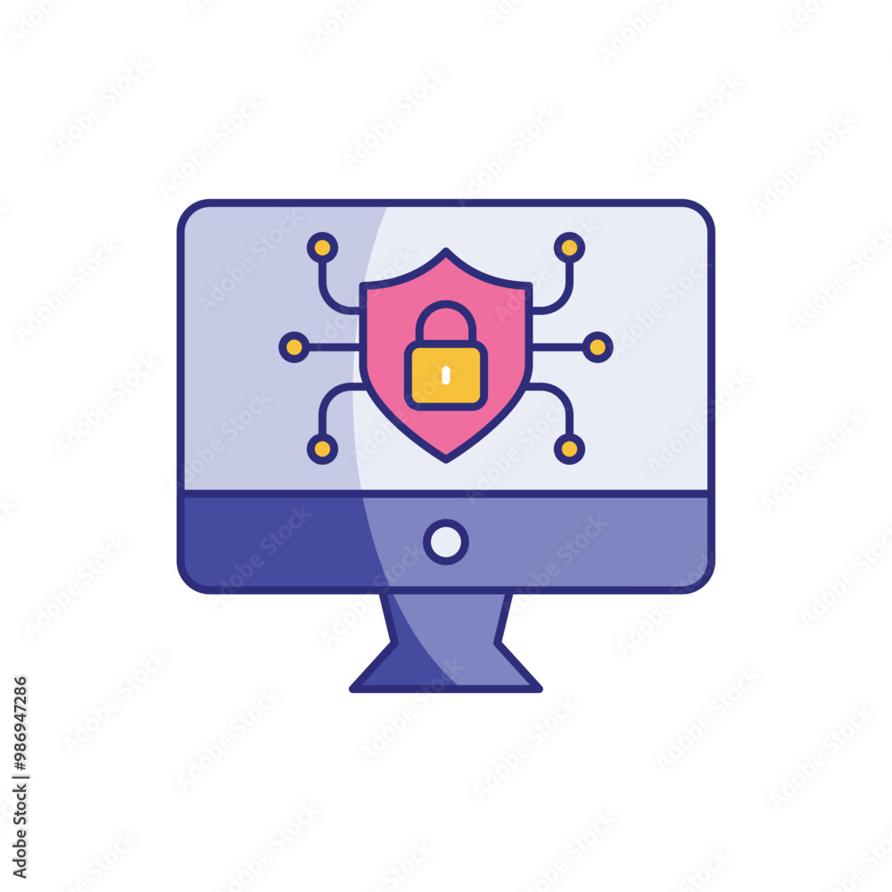 System Security vector icon