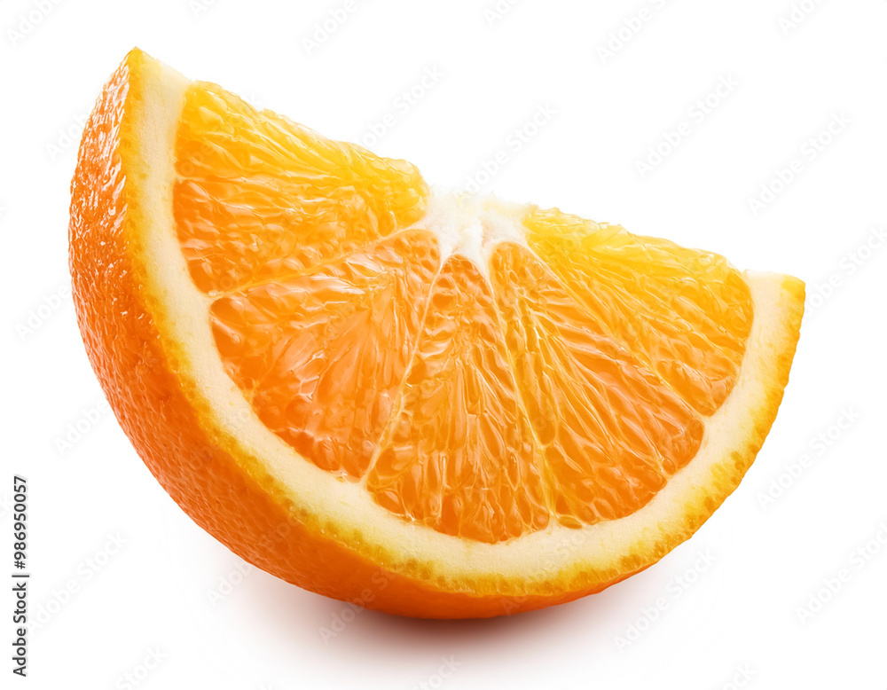 Piece orange fruits isolated on white background Piece orange fruits isolated on white background