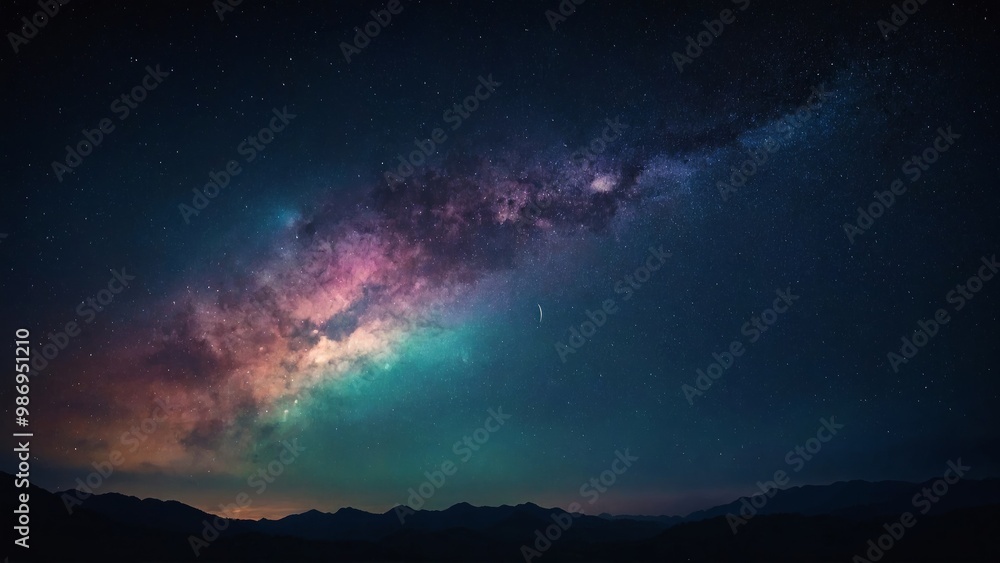 milky way galaxy in the night milky way galaxy in the night