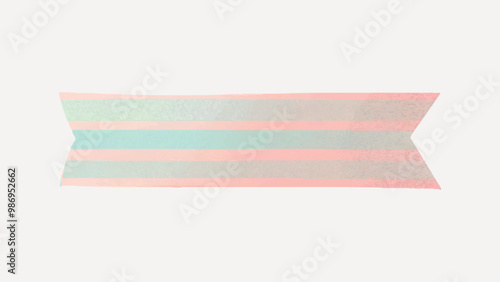 cute ribbon banner illustration vector