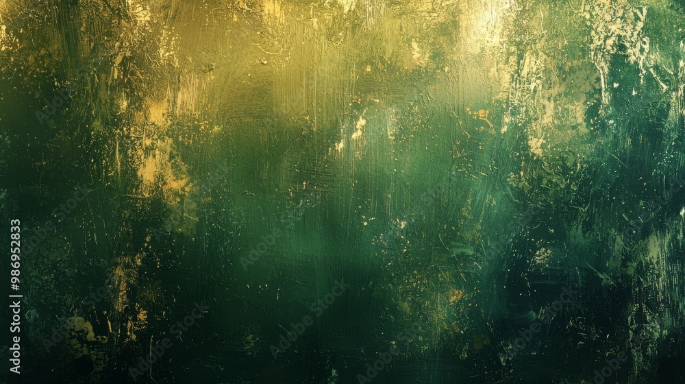 Elegant Green and Gold Textured Background with Soft Light Reflections for Prestigious Award Ceremonies Elegant Green and Gold Textured Background with Soft Light Reflections for Prestigious Award Ceremonies