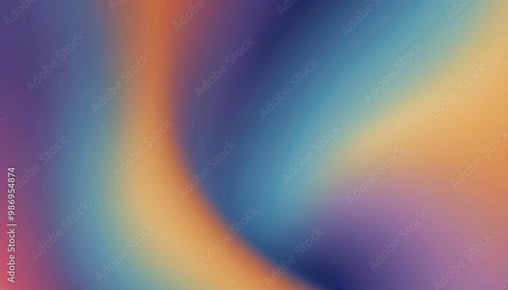 A colorful, abstract background with a blue and orange line