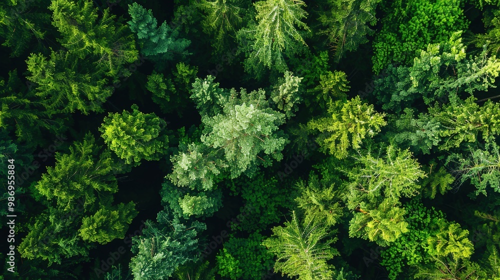 Forest trees aerial top view, Rainforest ecosystem and healthy environment concept and background, Forest landscape texture of green trees from above Forest trees aerial top view, Rainforest ecosystem and healthy environment concept and background, Forest landscape texture of green trees from above