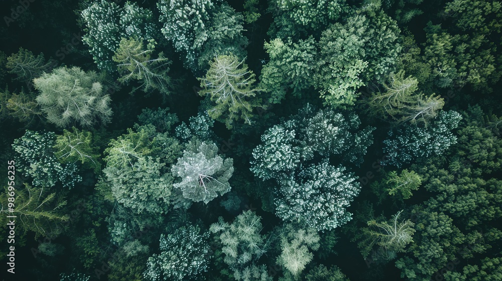 Forest trees aerial top view, Rainforest ecosystem and healthy environment concept and background, Forest landscape texture of green trees from above Forest trees aerial top view, Rainforest ecosystem and healthy environment concept and background, Forest landscape texture of green trees from above