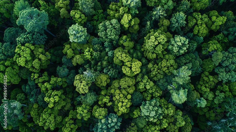 Forest trees aerial top view, Rainforest ecosystem and healthy environment concept and background, Forest landscape texture of green trees from above Forest trees aerial top view, Rainforest ecosystem and healthy environment concept and background, Forest landscape texture of green trees from above