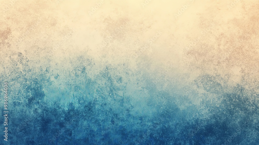 Grainy Background Texture in Blue and Beige Gradient Grainy Background Texture in Blue and Beige Gradient