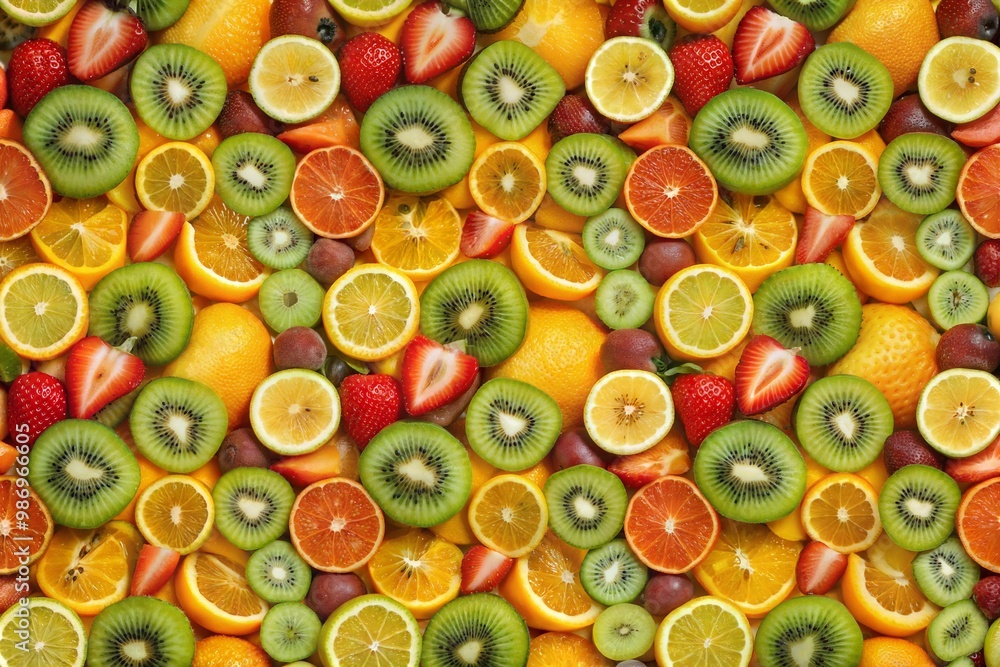 background of fruit. Fruit seamless pattern background of fruit. Fruit seamless pattern