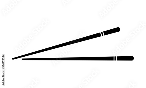 chopsticks icon vector with trendy design