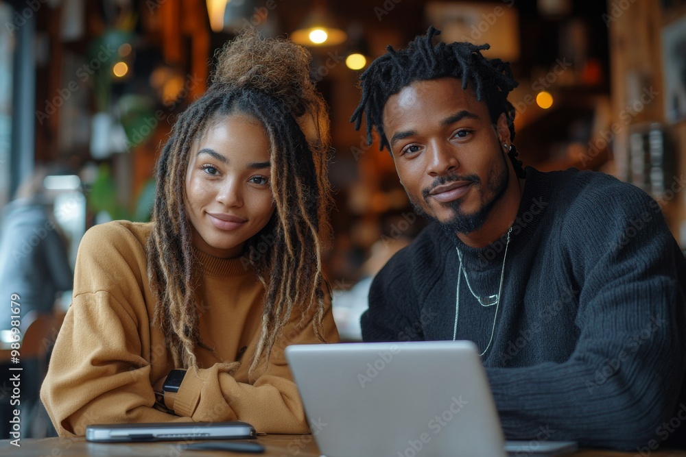 Generation Z professional and his mentor in a coffee shop during an informal conversation about career paths and opportunities. Generative AI Generation Z professional and his mentor in a coffee shop during an informal conversation about career paths and opportunities. Generative AI