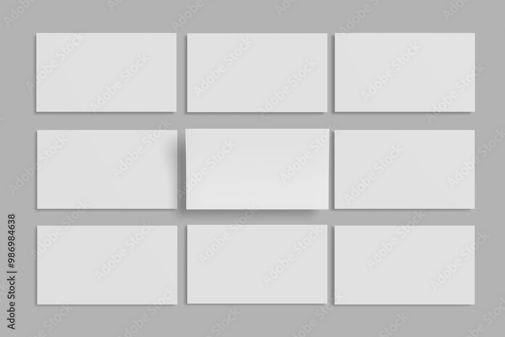Slides presentation mockup blank . 3d rendering Slides presentation mockup blank . 3d rendering