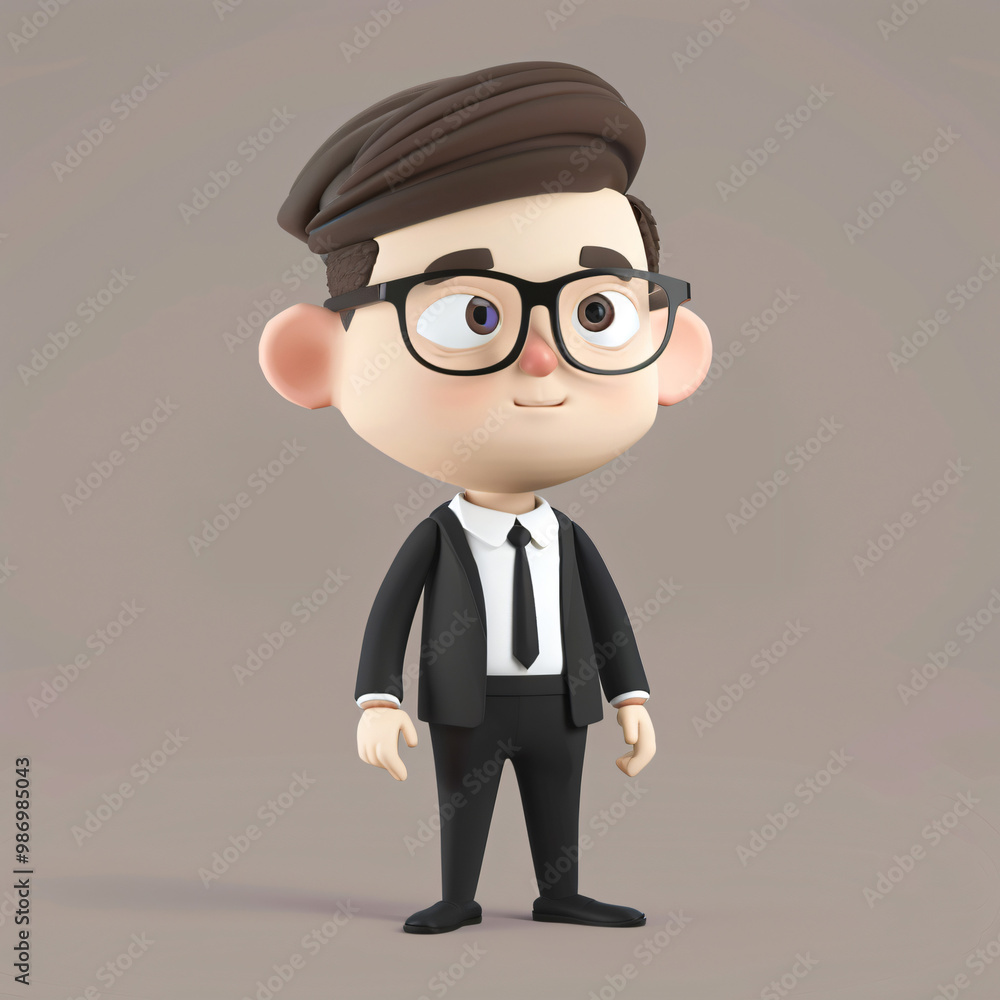 3D Cartoon Business Character 3D Cartoon Business Character
