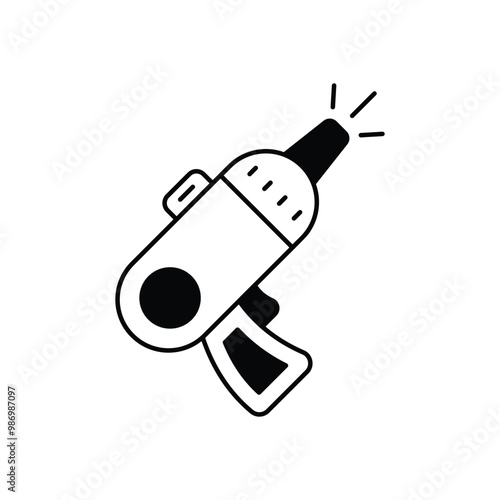 VR Shooting vector icon
