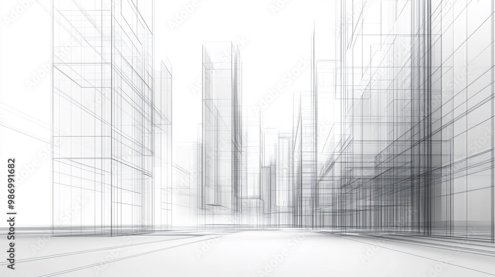 city, building, Modern, innovative, Wireframe style. city, building, Modern, innovative, Wireframe style.