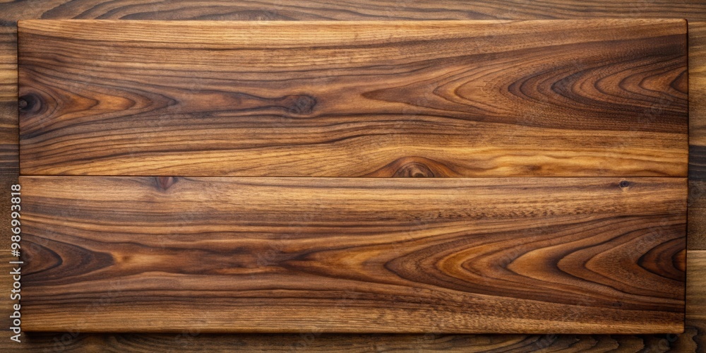 Close-up of black walnut wood texture from two boards with oil finish Close-up of black walnut wood texture from two boards with oil finish