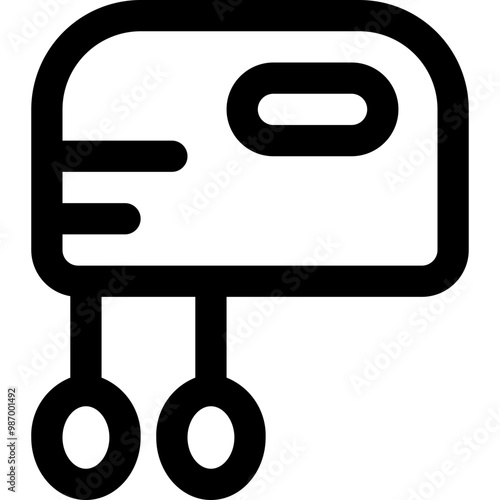 mixer electronic icon style outline
