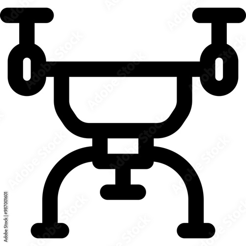drone electronic icon style outline