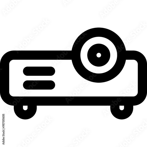 infocus electronic icon style outline