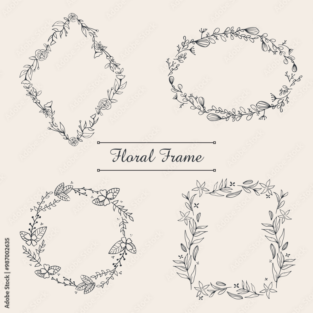 Black White Doodle Floral Frame Vector. Perfect graphics for wedding invitation, greeting cards, invitations, Wedding Party invitations, textile, fabric, stickers, blogs, sublimations, posters, banner Black White Doodle Floral Frame Vector. Perfect graphics for wedding invitation, greeting cards, invitations, Wedding Party invitations, textile, fabric, stickers, blogs, sublimations, posters, banner