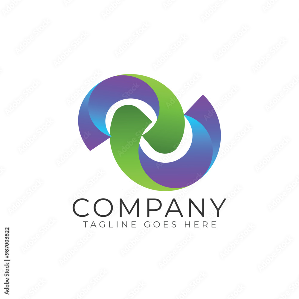 Naklejka premium creative company logo template collection