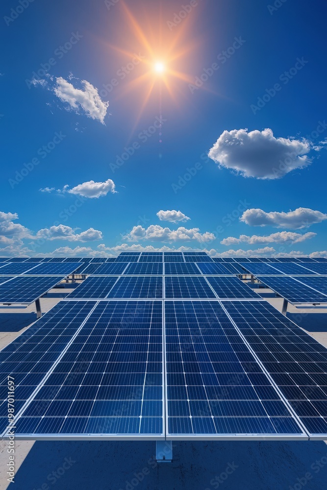 custom made wallpaper toronto digitalSolar panels reflecting the sky on a clear day