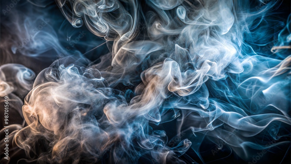 Smoke on dark background Smoke on dark background