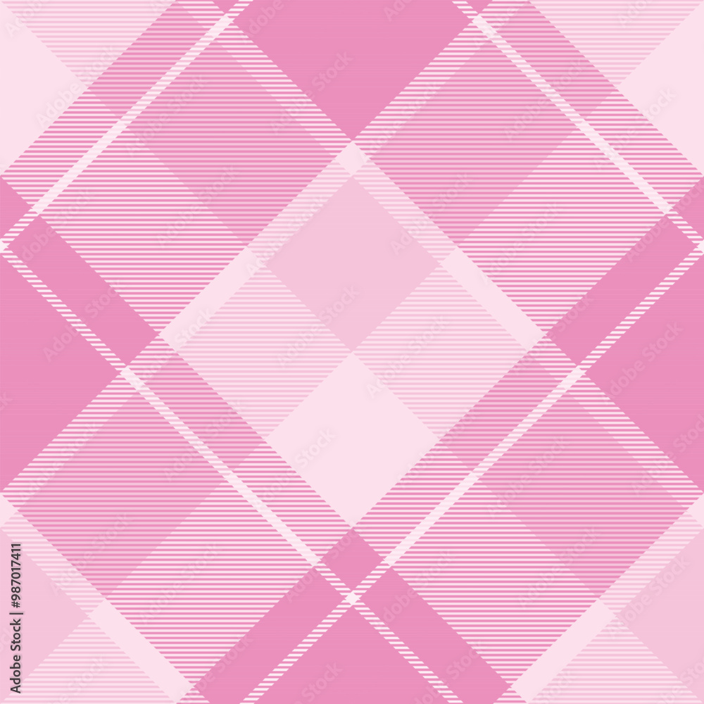Fototapeta premium Tartan Pattern Seamless. Sweet Checkerboard Pattern Template for Design Ornament. Seamless Fabric Texture.