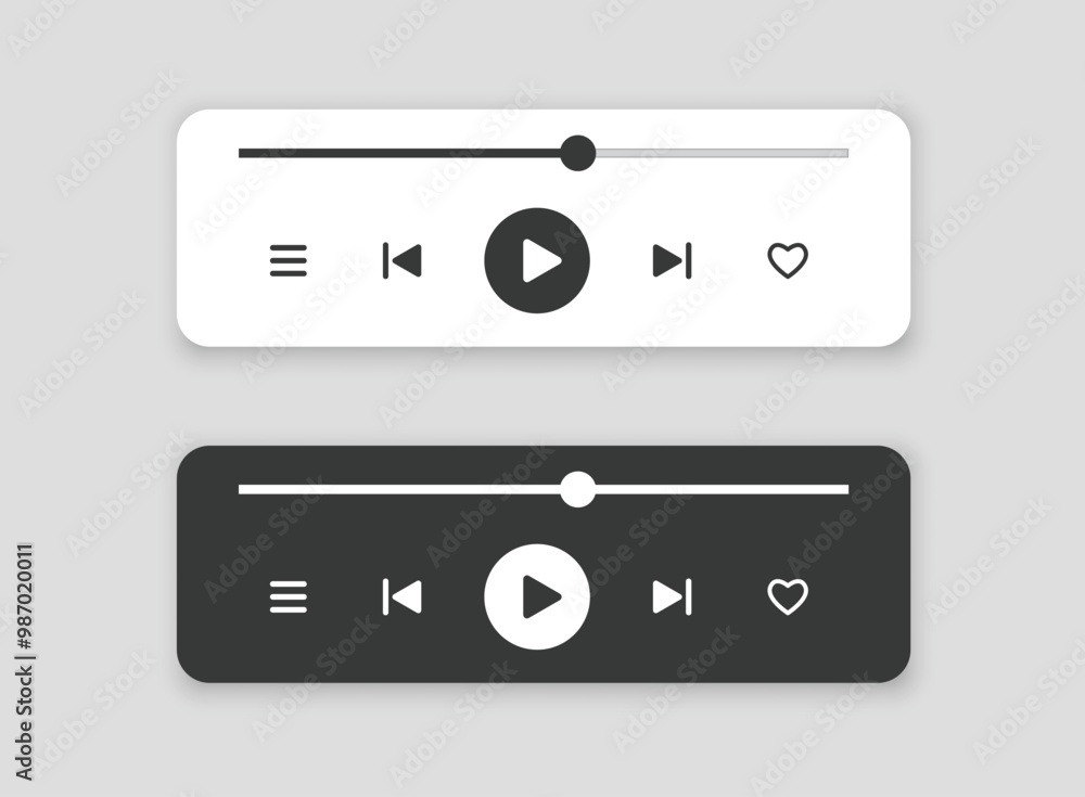 Play button icon in flat style. Music player vector illustration on isolated background. Playback interface sign business concept. Play button icon in flat style. Music player vector illustration on isolated background. Playback interface sign business concept.