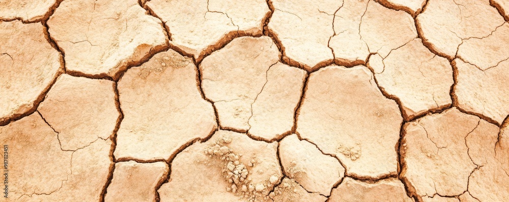 Cracked desert soil restored through sustainable farming practices Cracked desert soil restored through sustainable farming practices
