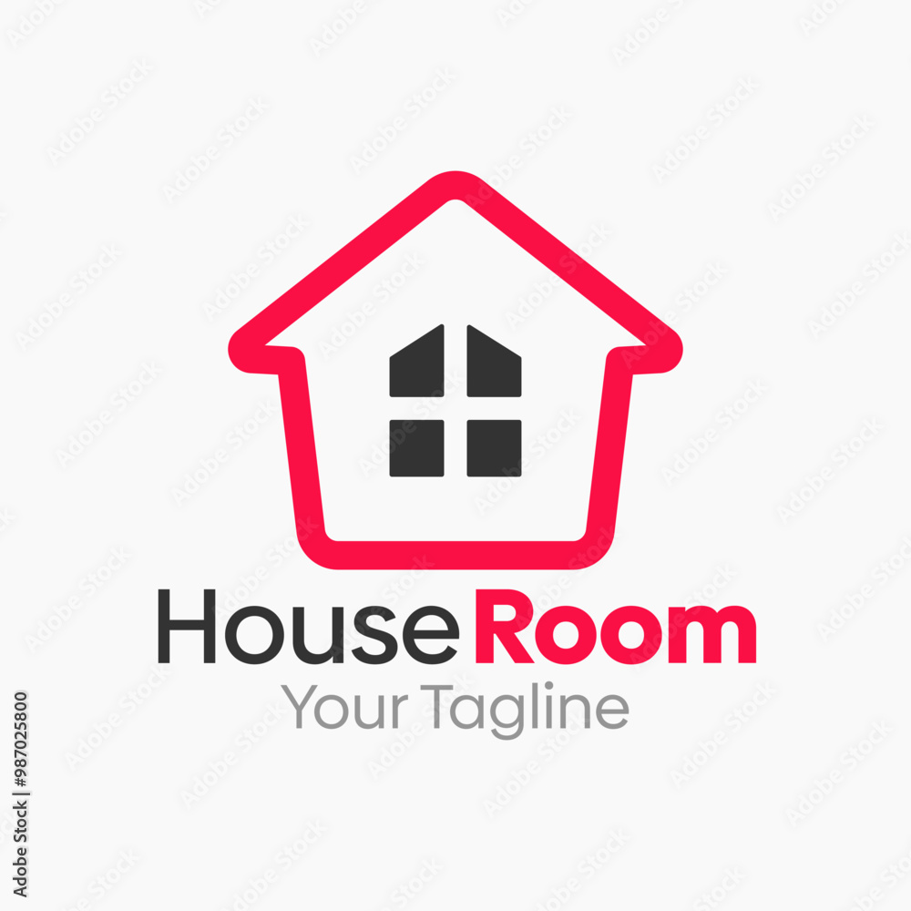 House Room Logo Design Template. Good for Business, Agency, Community and Organization House Room Logo Design Template. Good for Business, Agency, Community and Organization