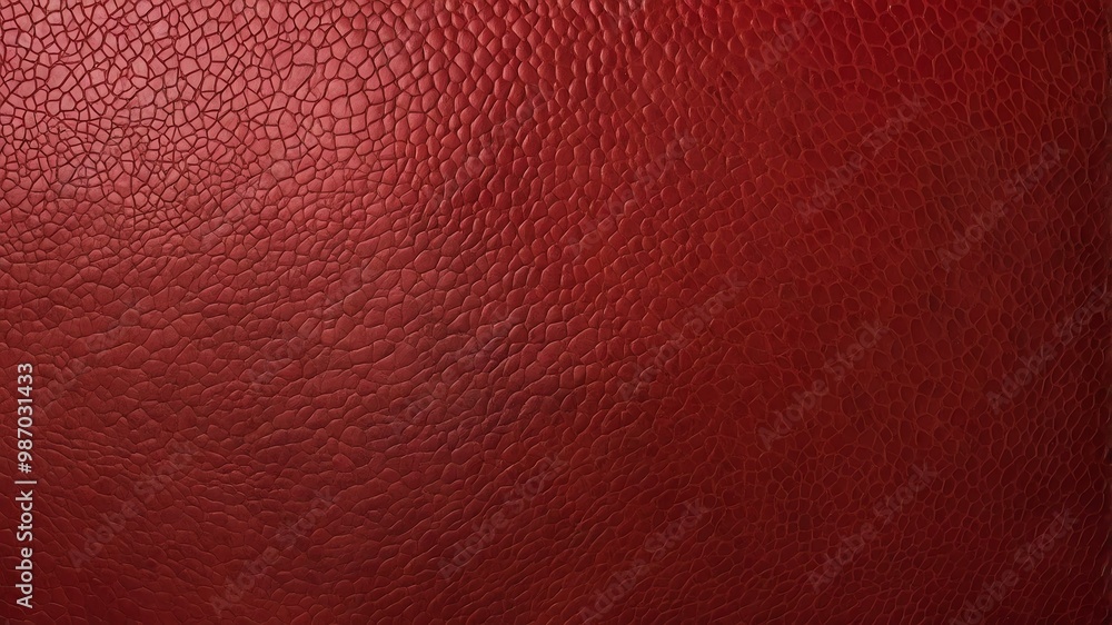 Fototapeta premium red full grain leather flat surface texture background