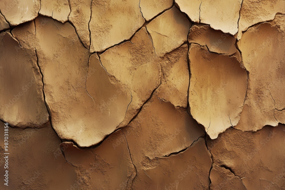 Smooth clay surface texture with fine cracks and subtle shading Smooth clay surface texture with fine cracks and subtle shading