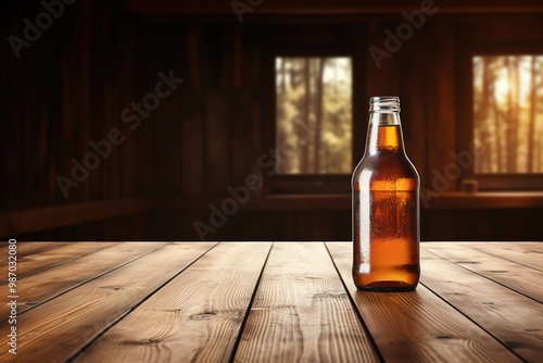 Attractive The empty wooden table top with blur background of Rome