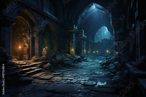 Fantastic Underground Dungeons Game Art