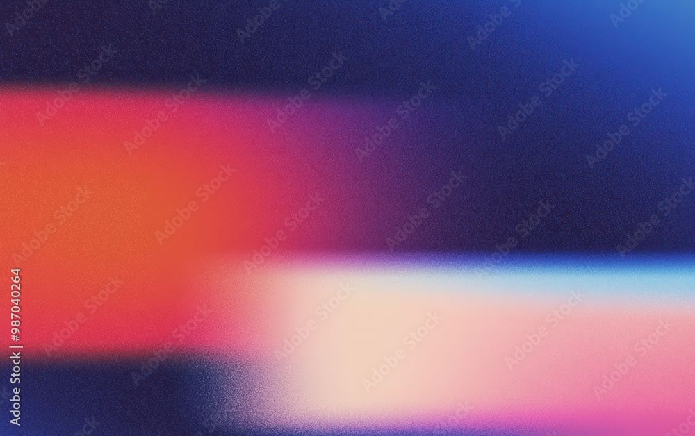 Naklejka premium Grainy background. A vibrant abstract background featuring smooth gradients and dynamic colors, perfect for creative projects and digital design needs.