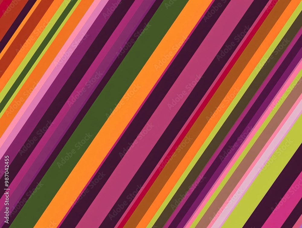 Colorful diagonal striped pattern background Colorful diagonal striped pattern background