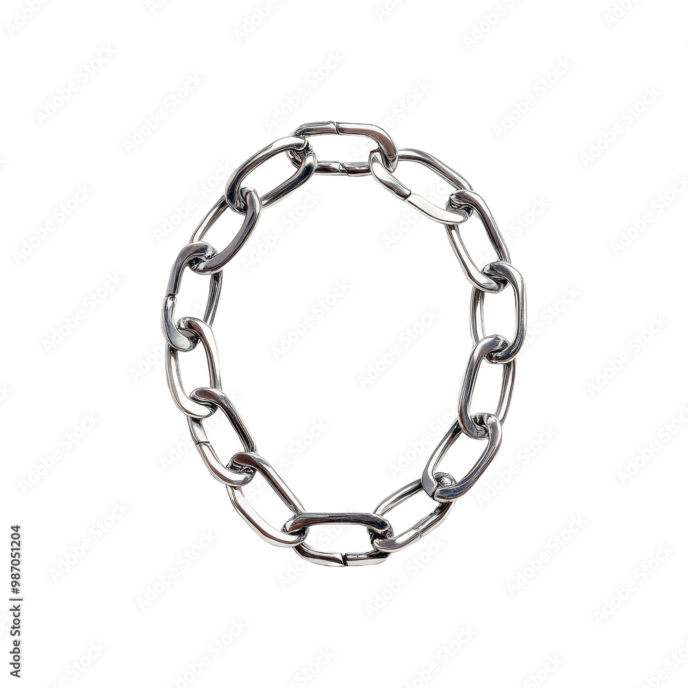 Metal Chain Isolated