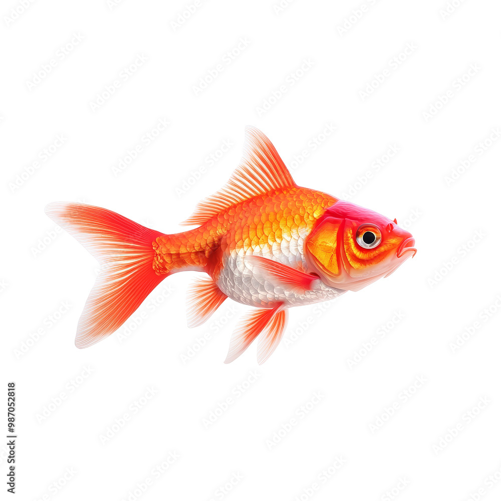 Goldfish in Isolated Goldfish in Isolated