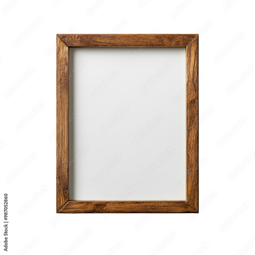 Wooden Frame with White Mat Wooden Frame with White Mat