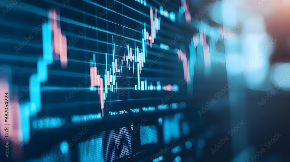 Abstract Stock Market Chart Abstract Stock Market Chart