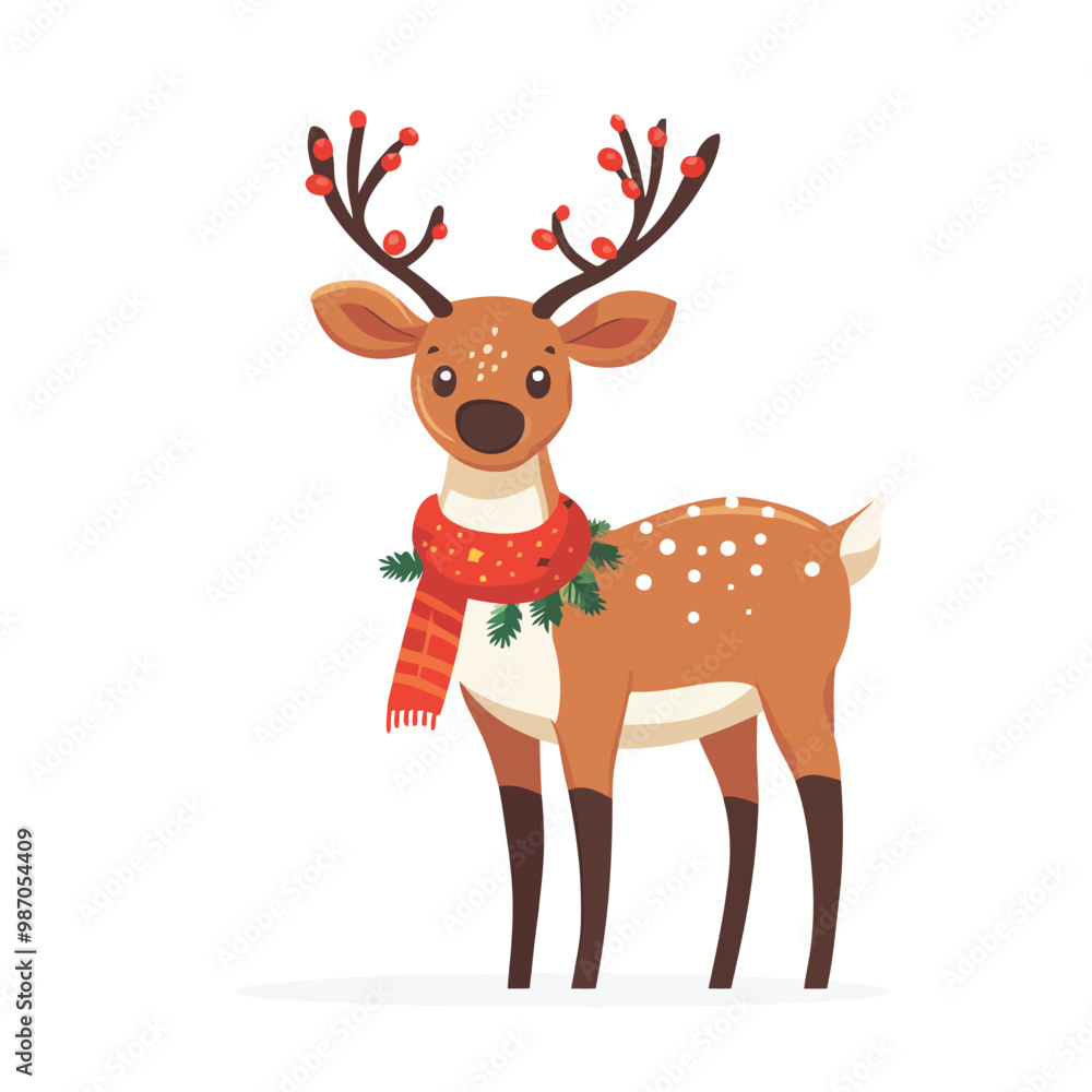 Fototapeta premium Reindeer in Christmas