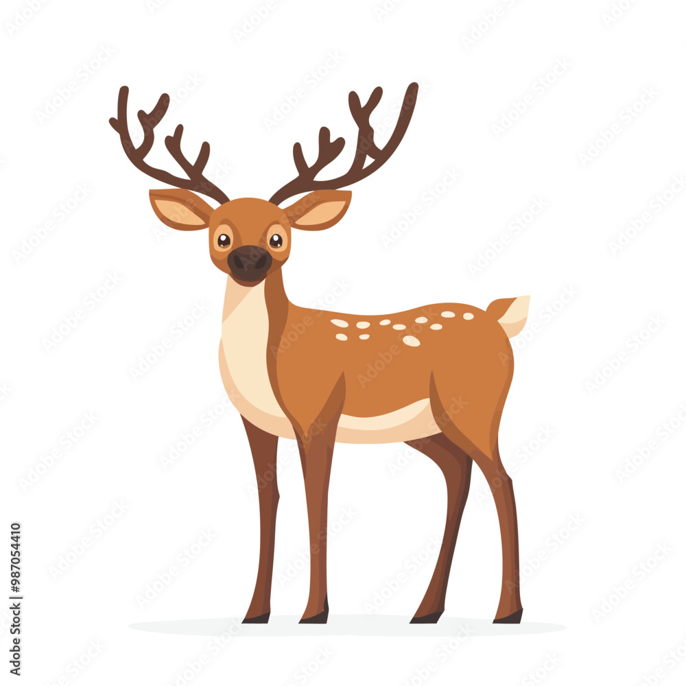 Obraz premium Reindeer in Christmas