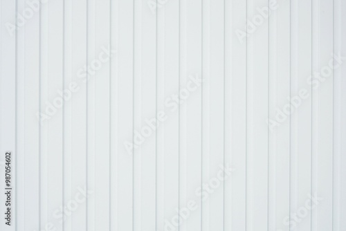 White Vertical Paneling Background with Subtle Shadow Lines.