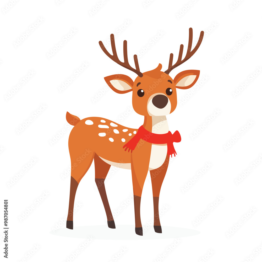 Fototapeta premium Reindeer in Christmas