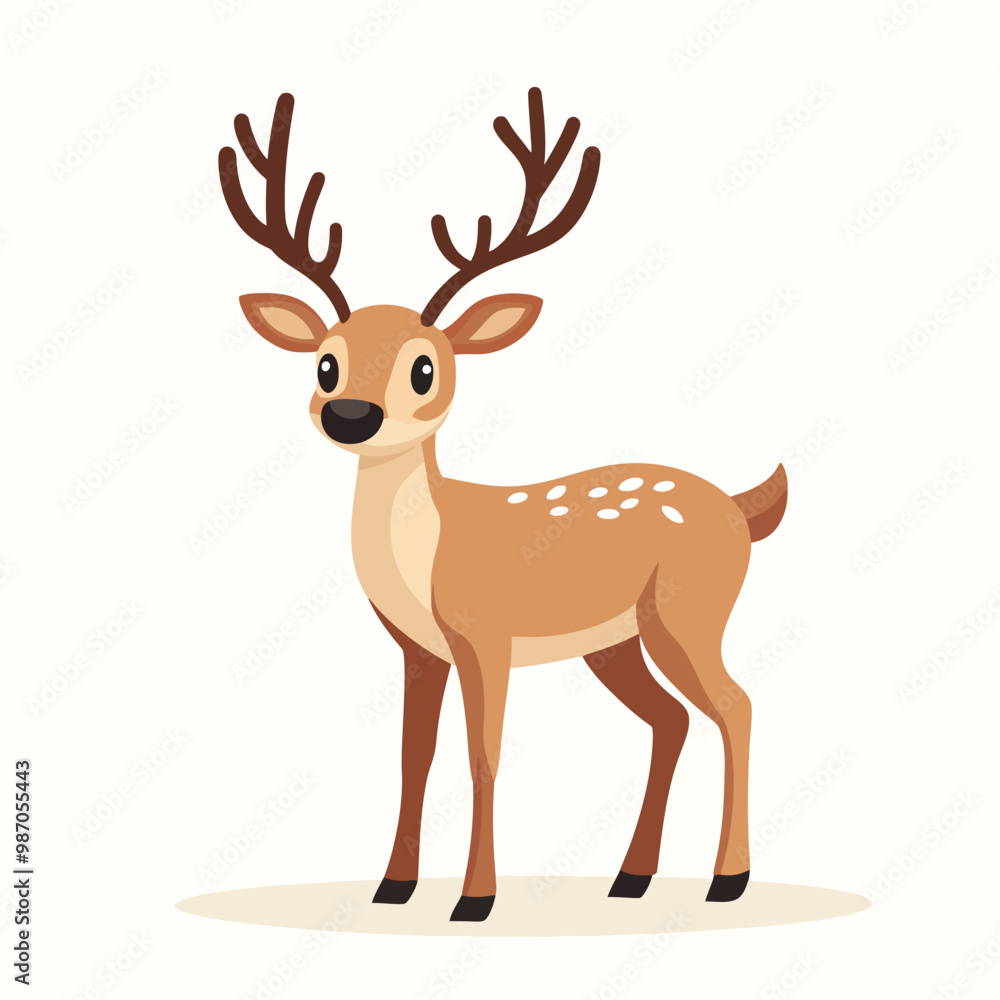 Fototapeta premium Reindeer in Christmas