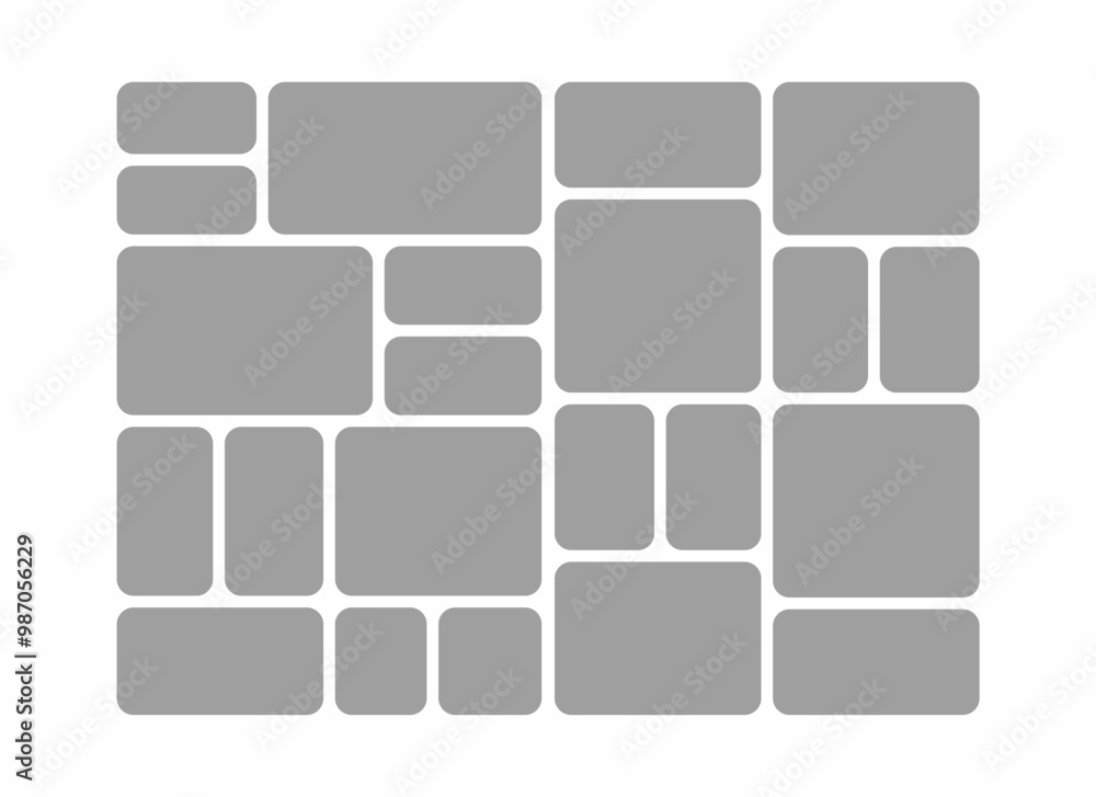 Pictures or photos frame collage. comics page grid layout abstract photo frames and digital photo wall template Pictures or photos frame collage. comics page grid layout abstract photo frames and digital photo wall template