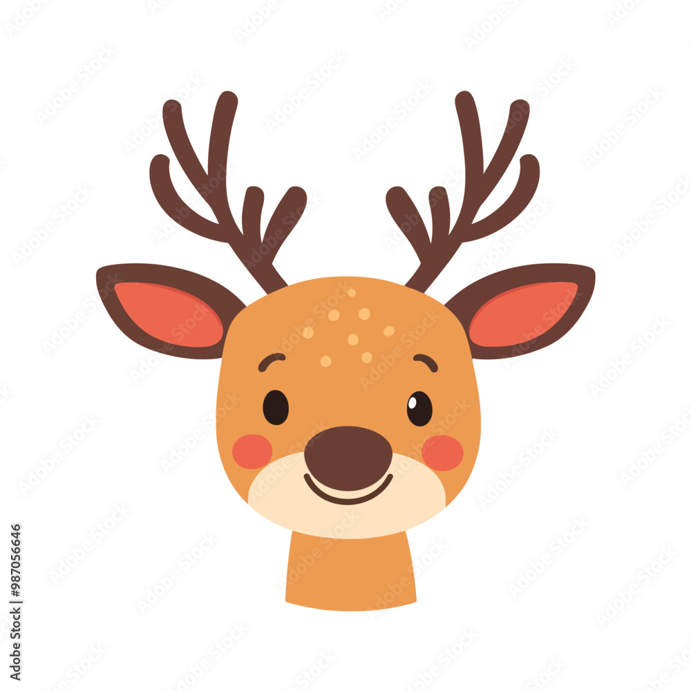 Fototapeta premium Reindeer in Christmas