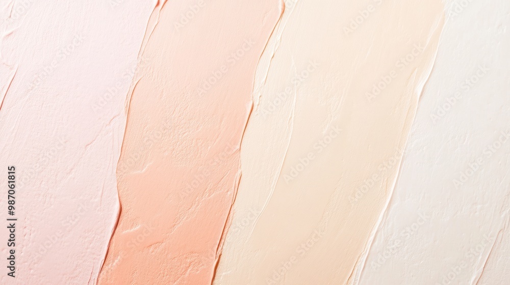 Fototapeta premium A gradient from soft peach to pale cream, offering a warm, inviting look, ideal for minimalist or modern designs.