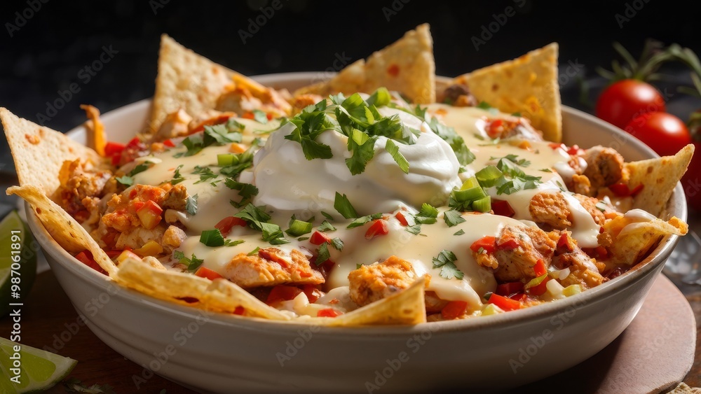 Nacho chicken casserole. Nacho chicken casserole.