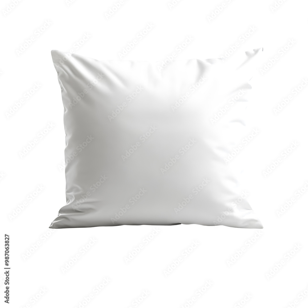 Obraz premium white pillow isolated on white