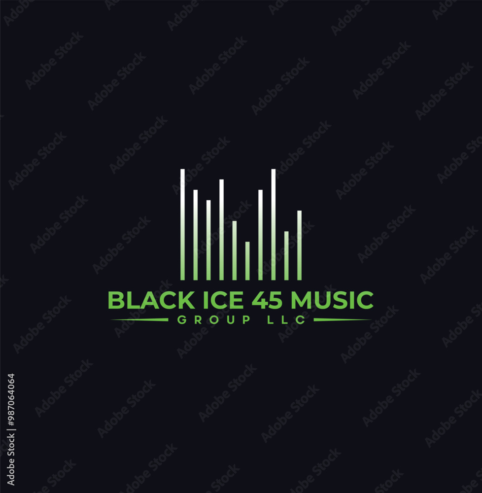 Obraz premium Musical logo design concept
